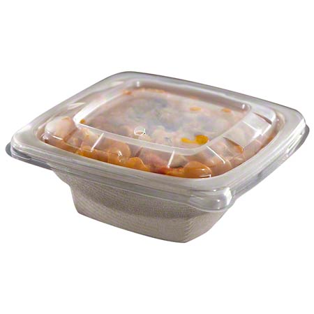 Compostable Bagasse Fiber Square Food Bowls (28oz) -